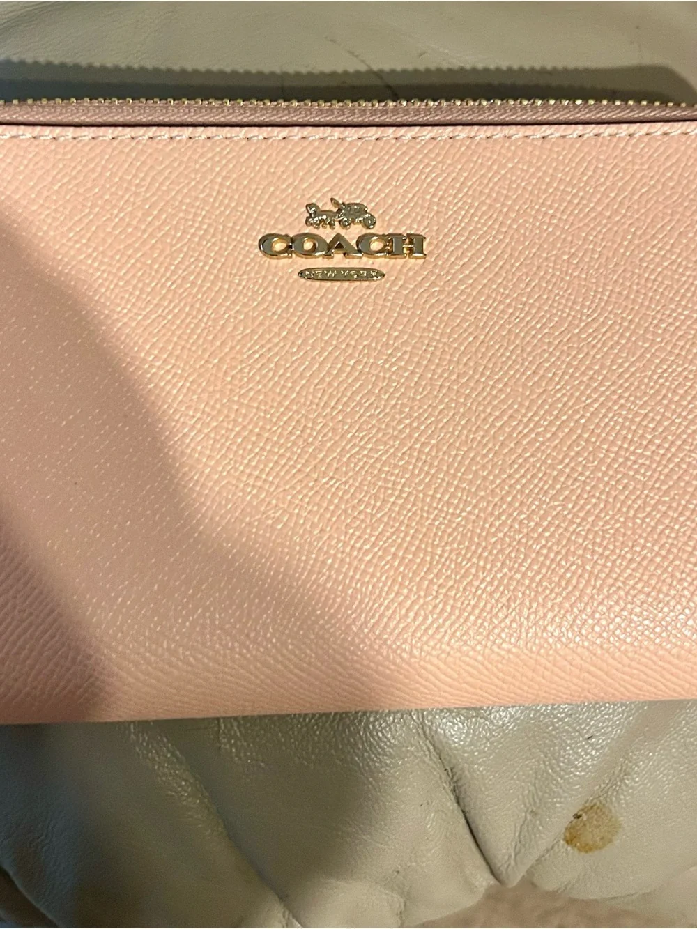Coach pebble leather